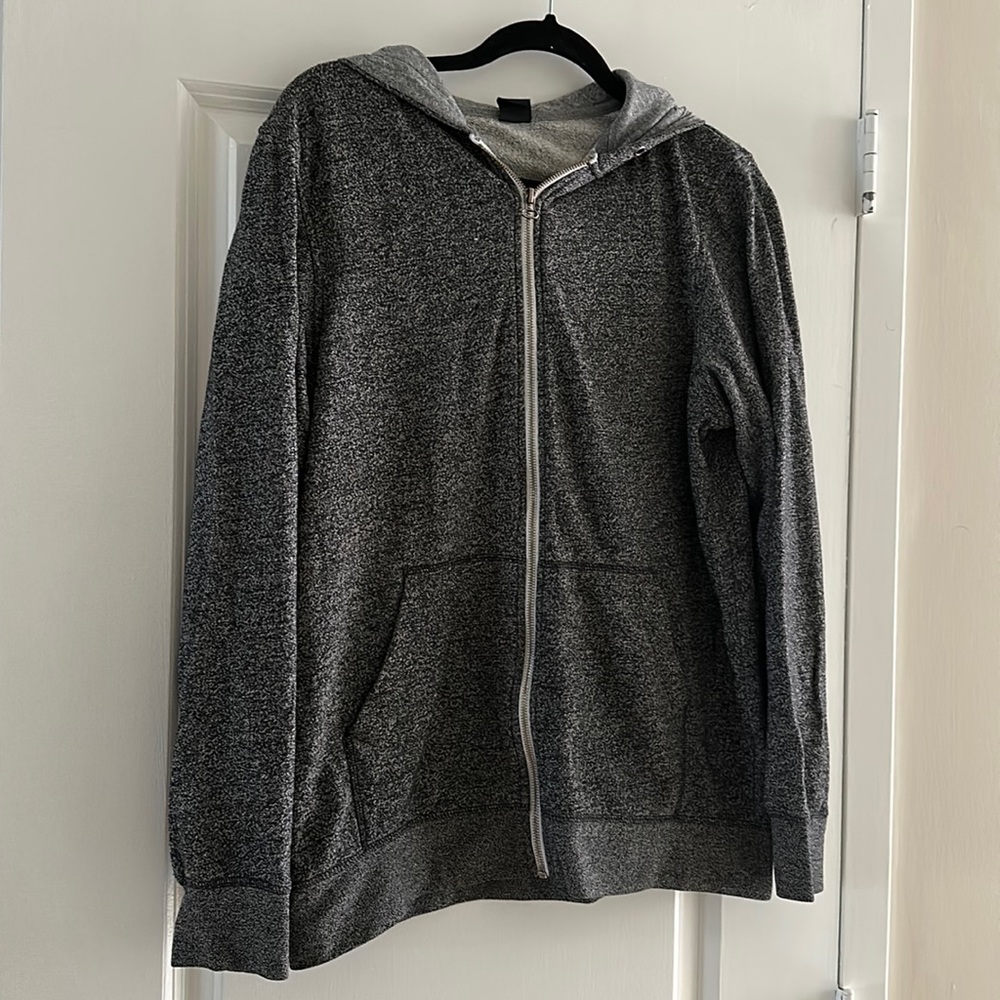 Gray Zine Hoodie